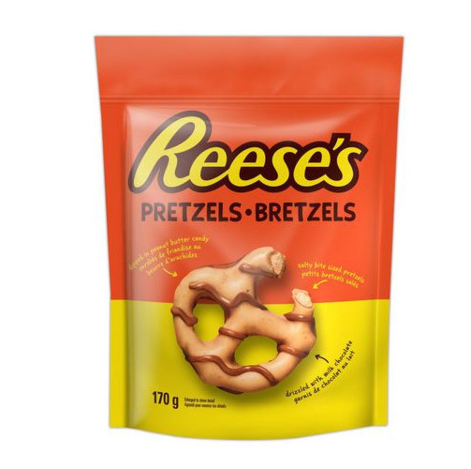 Reese Coated Pretzels Dipped in Peanut Butter Candy Drizzled Etsy