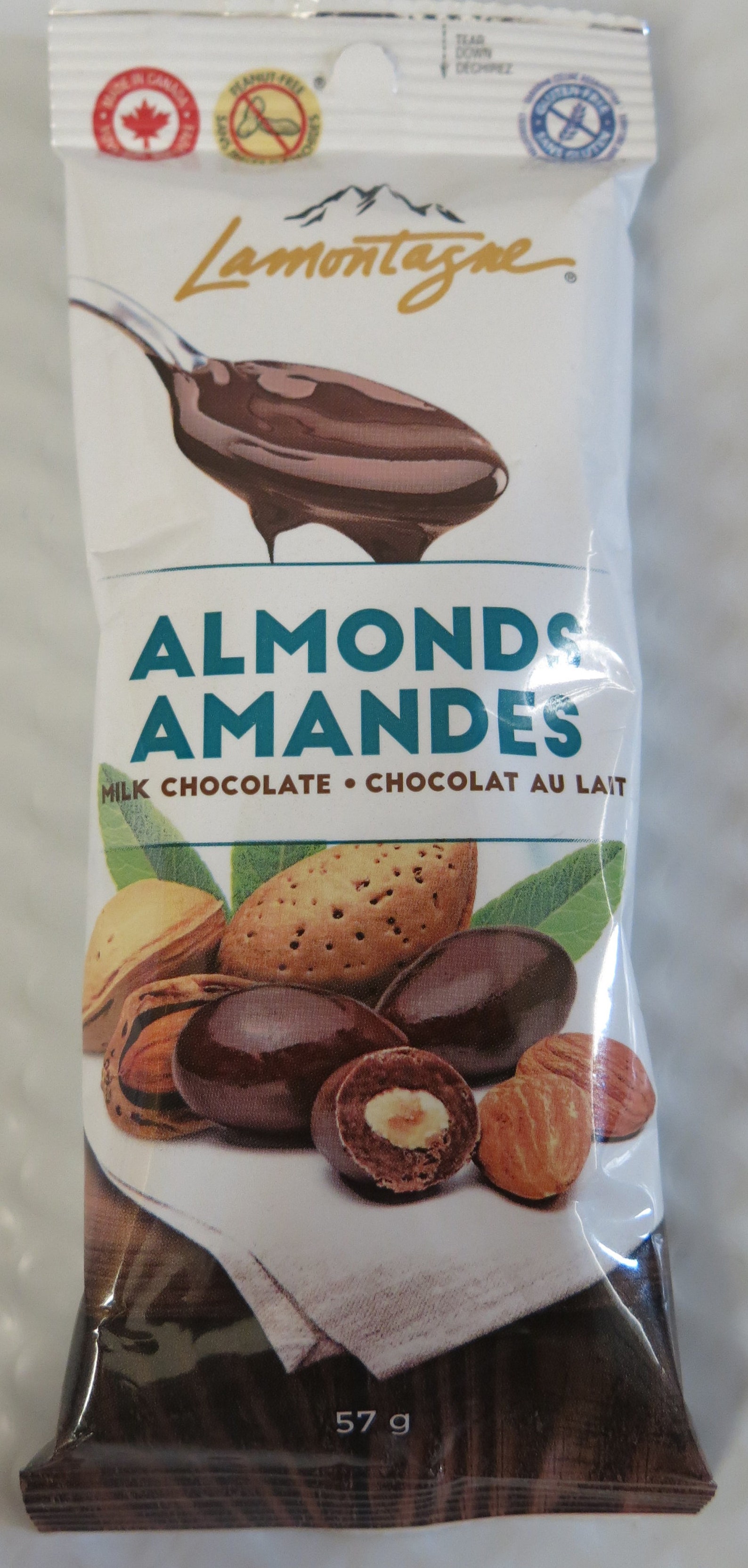 Lamontagne Almonds Milk Chocolate 57 gram Pack Pack of 5 Etsy