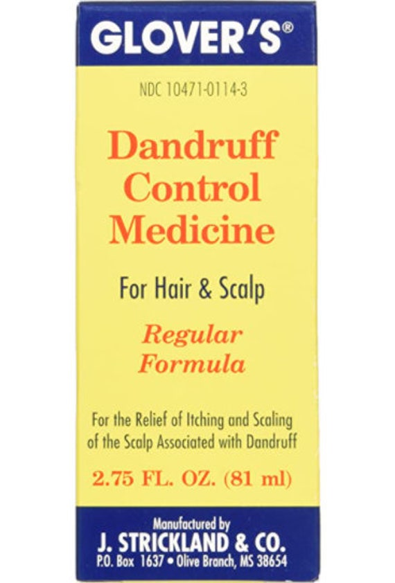 Glover's Dandruff Control Medicine for Hair and Scalp Etsy