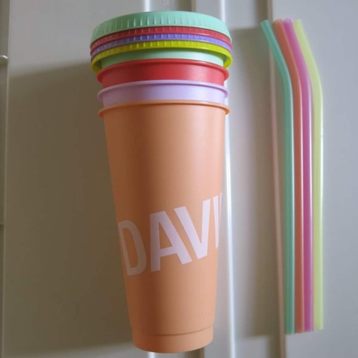 David's Tea Colour Changing Reusable Cold Cups With Lids Etsy