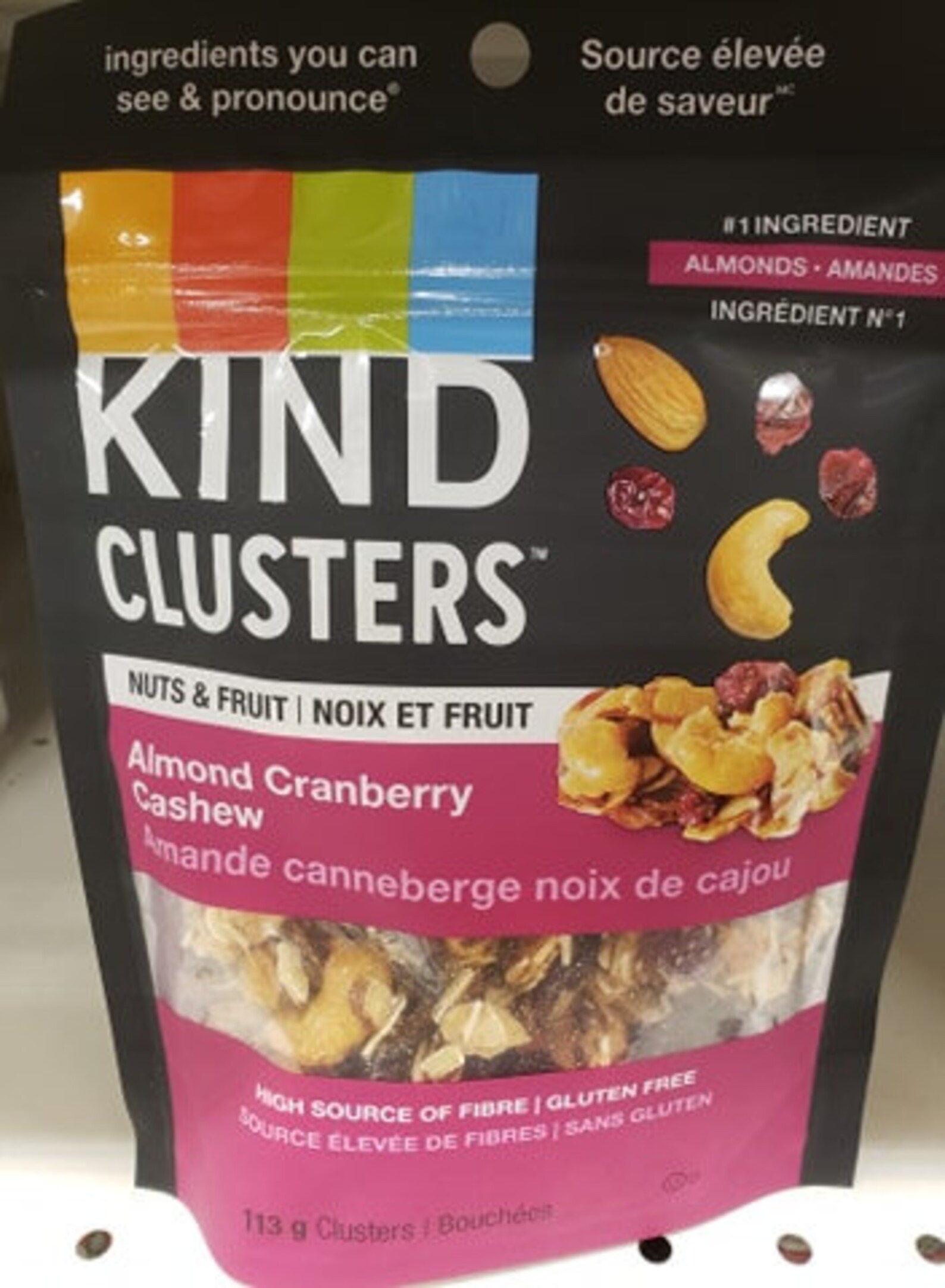Kind Clusters Nuts and Fruit Almond Cranberry Cashew 113 Etsy