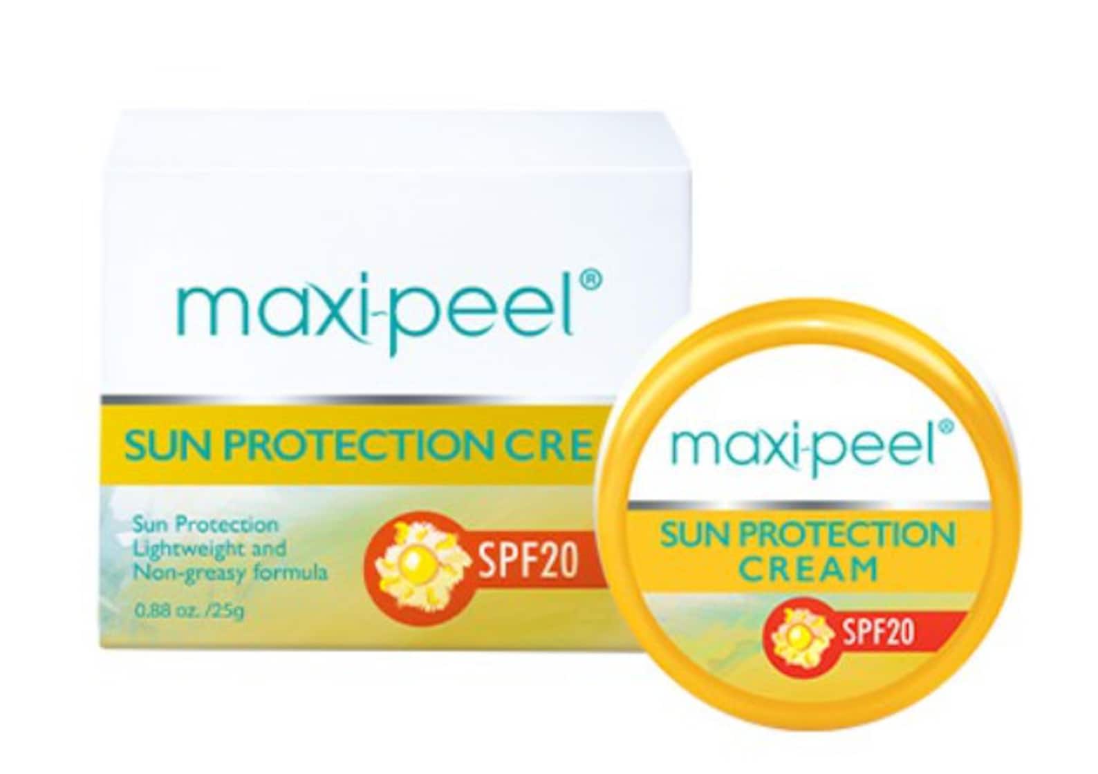 Maxi Peel Sun Protection Cream With SPF20 25 gram Pack Pack Etsy