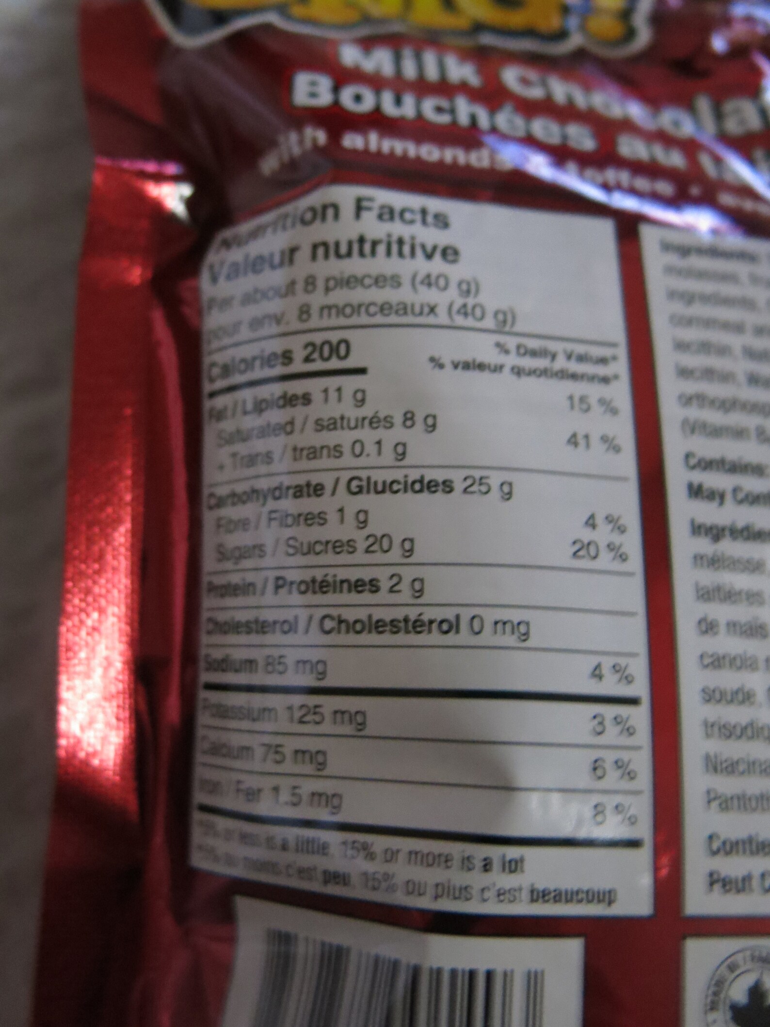 OMG Milk Chocolate Clusters With Almonds & Toffee 200 gram Etsy