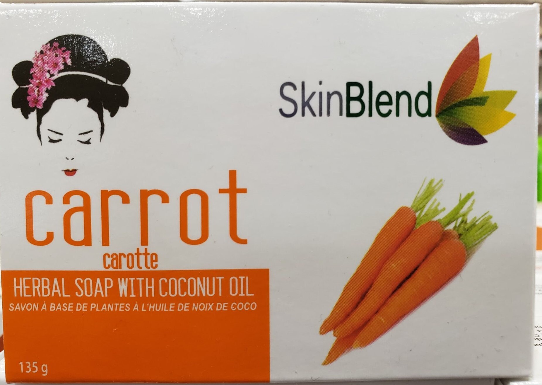 SkinBlend Carrot Herbal Soap With Coconut Oil 135 gram Pack Etsy