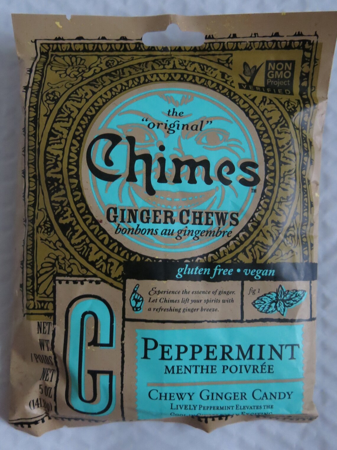 Chimes Ginger Chews Peppermint Chewy Candy Vegan Gluten Free Etsy