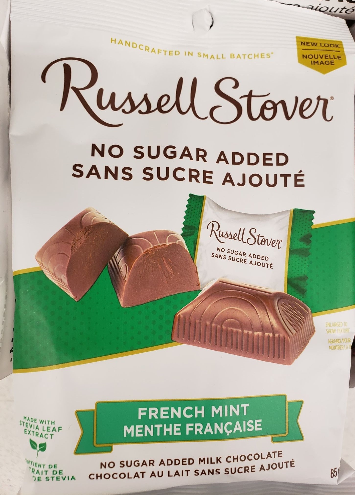 Russell Stover French Mint No Sugar Added Milk Chocolate 85 Etsy