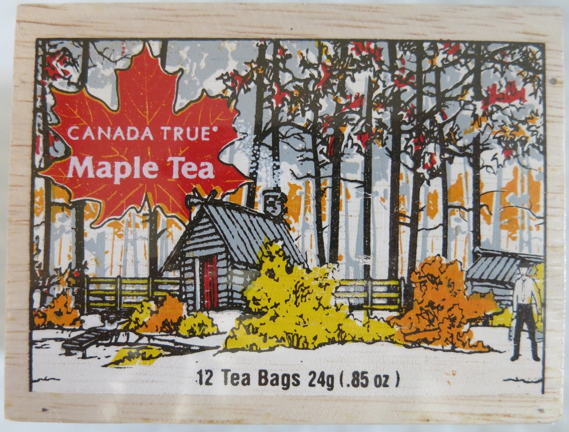 Canada True Maple Tea 12 Teabags/ 24 gram Pack Pack of 2 Etsy