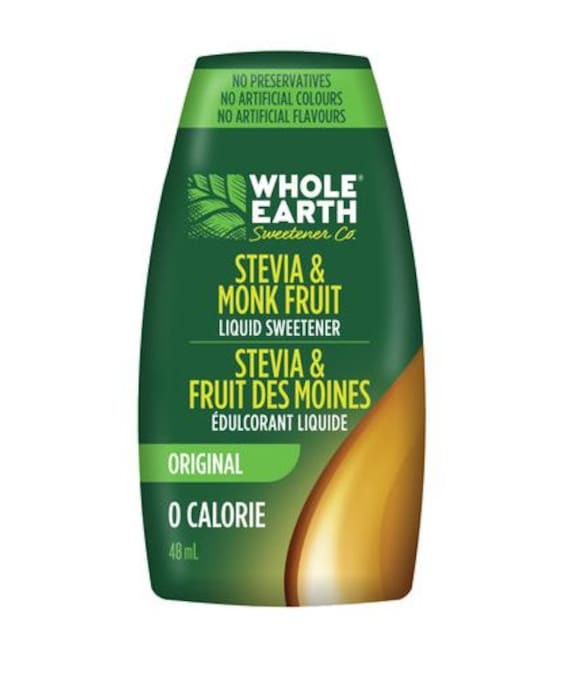 Whole Earth Stevia & Monk Fruit 0 Calorie Liquid Sweetener Etsy
