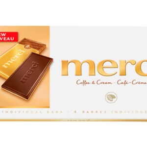 Merci Coffee and Cream Chocolate Bar 100 gram Pack Pack of | Etsy