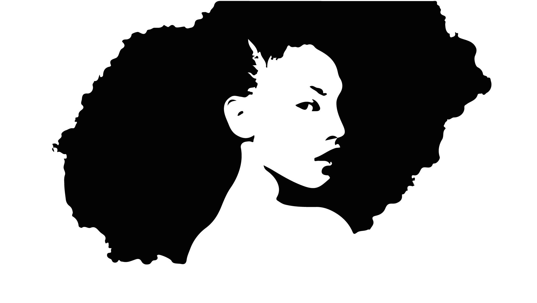Download Afro svg Afro lady haircut svg Afro lady Silhouette Afro ...