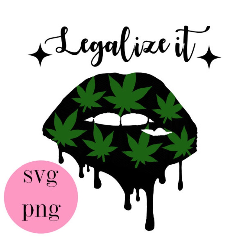Download Marijuana Lips SVG Weed Svg Lips Dripping svg Weed Lips | Etsy