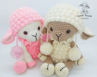 PDF crochet lamb - PATTERN : Sheep - Amigurumi - Sheep - Amigurumi - Lamb - crochet sheep - crochet lamb - Knitted Stuffed animals- doll-toy