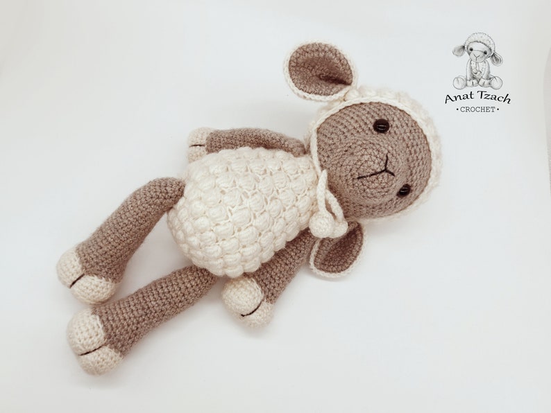 Amigurumi lamb PATTERN : Sheep Amigurumi Sheep Amigurumi Lamb crochet sheep crochet lamb Knitted Stuffed animals doll-toy image 3