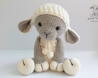 Amigurumi Lamm - MUSTER : Schaf - Amigurumi - Schaf - Amigurumi - Lamm - gehäkeltes Schaf - gehäkeltes Lamm - Gestrickte Kuscheltiere- Puppenspielzeug