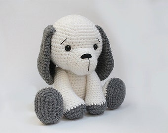 PATTERN : Dog - Puppy - Amigurumi dog pattern - Crochet pattern-Knitted Stuffed animals- doll-toy-baby shower