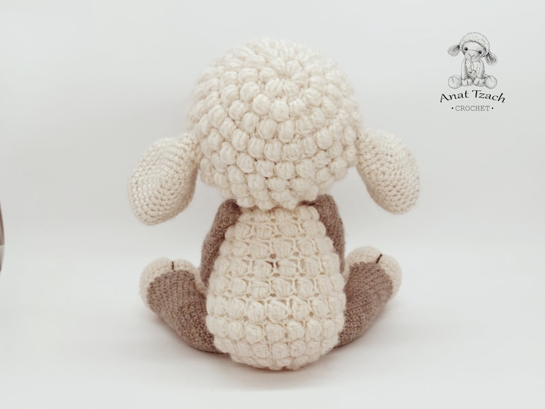 Amigurumi lamb PATTERN : Sheep Amigurumi Sheep Amigurumi Lamb crochet sheep crochet lamb Knitted Stuffed animals doll-toy image 6