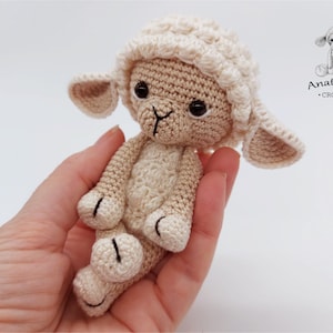Small lamb - PATTERN : Sheep - Amigurumi - Sheep - Amigurumi - Lamb - crochet sheep - crochet lamb - Knitted Stuffed animals- doll-toy