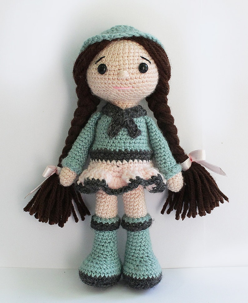 PATTERN Doll Crochet Pattern Amigurumi Doll Pattern Etsy