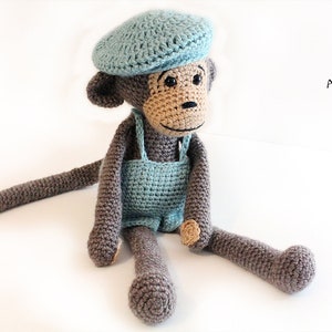 PATTERN  Monkey  Amigurumi Monkey pattern  Crochet pattern Knitted Stuffed animals  doll toy baby shower