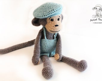 PATTERN  Monkey  Amigurumi Monkey pattern  Crochet pattern Knitted Stuffed animals  doll toy baby shower