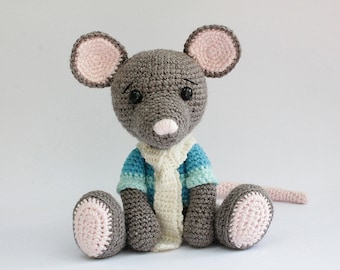 crochet PATTERN : Mouse Mice  Amigurumi Mouse pattern-Crochet pattern-Knitted Stuffed animals- doll-toy-baby shower-rat