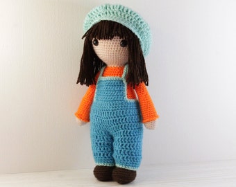 PATTERN : Doll - Crochet pattern - Amigurumi Doll pattern - Stuffed doll - Doll - toy - baby shower