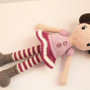 PATTERN : Doll Crochet pattern Amigurumi Doll pattern Stuffed doll Doll toy baby shower image 2