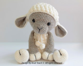 Amigurumi lamb - PATTERN : Sheep - Amigurumi - Sheep - Amigurumi - Lamb - crochet sheep - crochet lamb - Knitted Stuffed animals- doll-toy