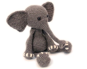 PATTERN : Elephant -Amigurumi Elephant pattern-Crochet pattern-Knitted - Stuffed animals- doll-toy-baby shower