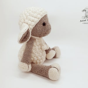 Amigurumi lamb PATTERN : Sheep Amigurumi Sheep Amigurumi Lamb crochet sheep crochet lamb Knitted Stuffed animals doll-toy image 5