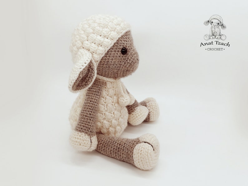 Amigurumi lamb PATTERN : Sheep Amigurumi Sheep Amigurumi Lamb crochet sheep crochet lamb Knitted Stuffed animals doll-toy image 5