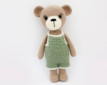 PATTERN : Bear-teddy -Amigurumi bear pattern-Bear -Classic Bear-Crochet - doll-toy - baby shower