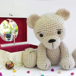 PATTERN : Bear-teddy -Amigurumi bear pattern-Bear -Classic Bear-Crochet - doll-toy - baby shower