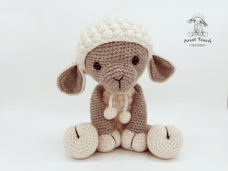 Amigurumi lamb PATTERN : Sheep Amigurumi Sheep Amigurumi Lamb crochet sheep crochet lamb Knitted Stuffed animals doll-toy image 2