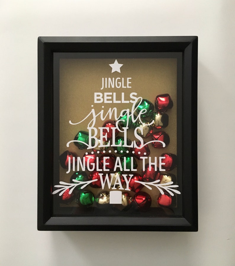 Christmas Shadow Box Christmas Bell Box Holiday Decor | Etsy