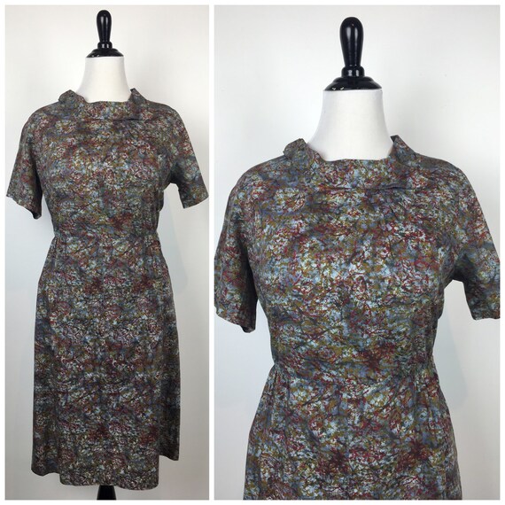Vintage 50s dress / 1950s dress / Plus Size dress