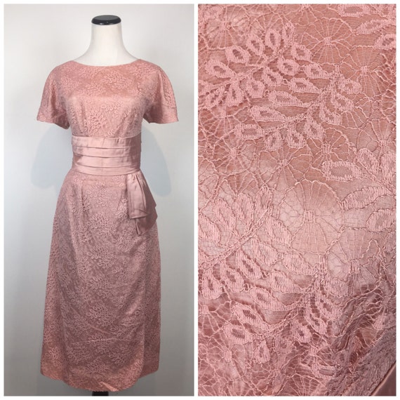Vintage 50s dress / 1950s dress / SPIDERWEB dress