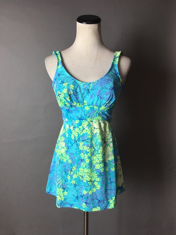 Vintage 60s swimsuit / 1960s bathing suit / Catali