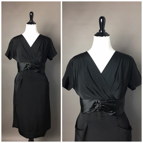 Vintage 50s dress / 1950s dress / volup plus size