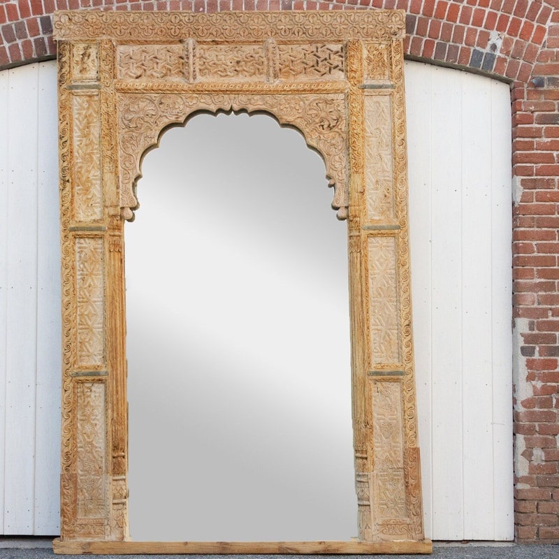Rustic Antique Floor Mirror - Etsy