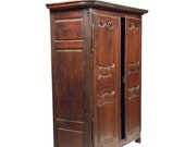 18th Century French Walnut Armoire,Wood Cabinet, Antique Cabinet, French Armoire, Spanish cabinet,Antique wardrobe,English wardrobe, cabinet