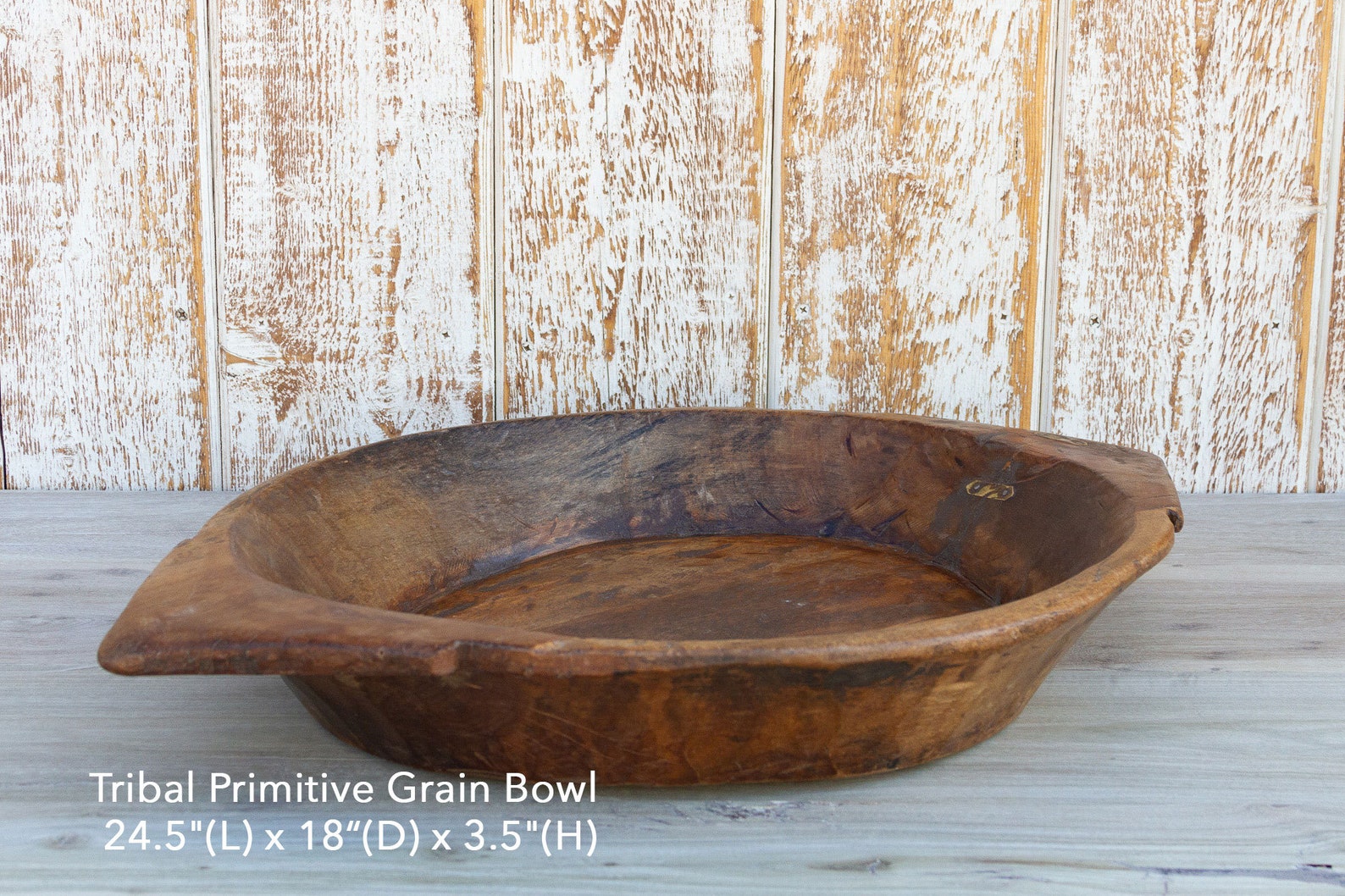 Vintage Rustic Indian Wooden Bowl Dough Bowl Parat Bowl Etsy