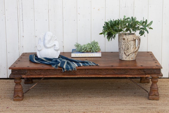 Antique farmhouse coffee sale table