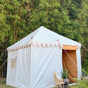 Royal Ranthambore Outdoor Tent, Glamorous Custom Yurt, Garden Lounge Tent, Waterproof Garden Tent, Canvas Party Tent, Glamping Garden Tent image 7