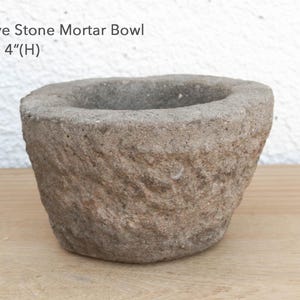 Old World Stone Mortar Bowl bild 11