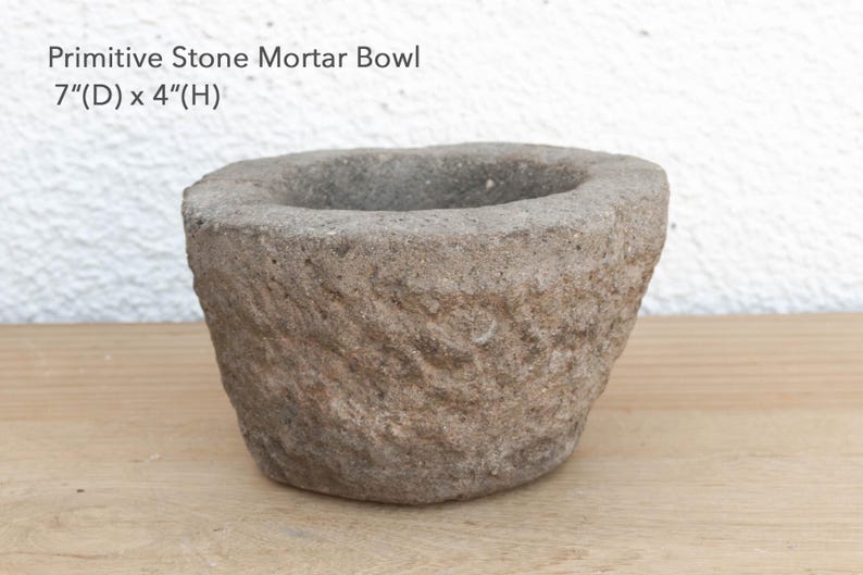 Old World Stone Mortar Bowl bild 11