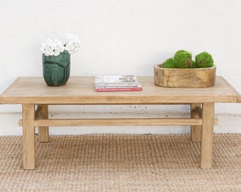 55" Rustic Farmhouse Coffee Table