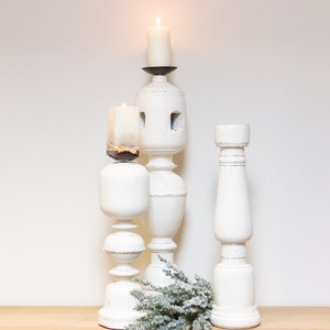 Tall Antique Indian Candle Holder, Antique Indian Bed Leg Candle Holder, Rustic Turned Wood Candle Holder, Folk Antique Turned Candle Holder
