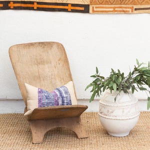 West African Safari Folding Carved Chair, Handcarved Wooden Chair, African Decor Furniture, Boho Wooden Chair, Vintage Tribal Folding Chair