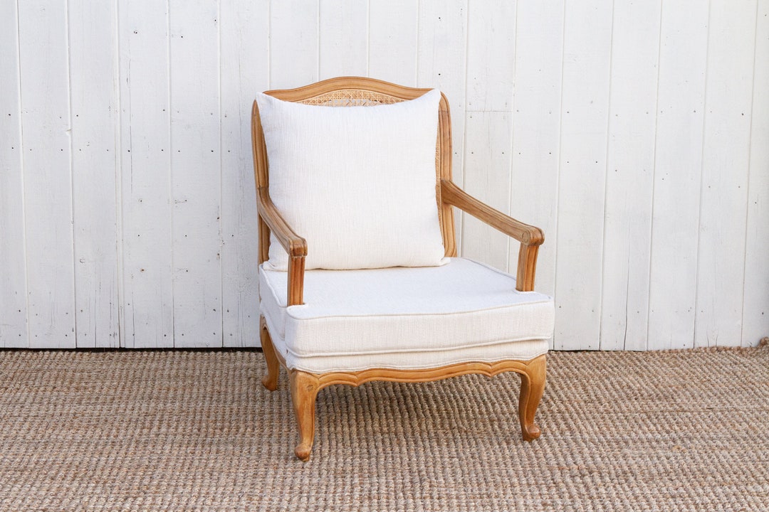 Bleached Wood French Country Armchair, French Farmhouse Style Armchair ...